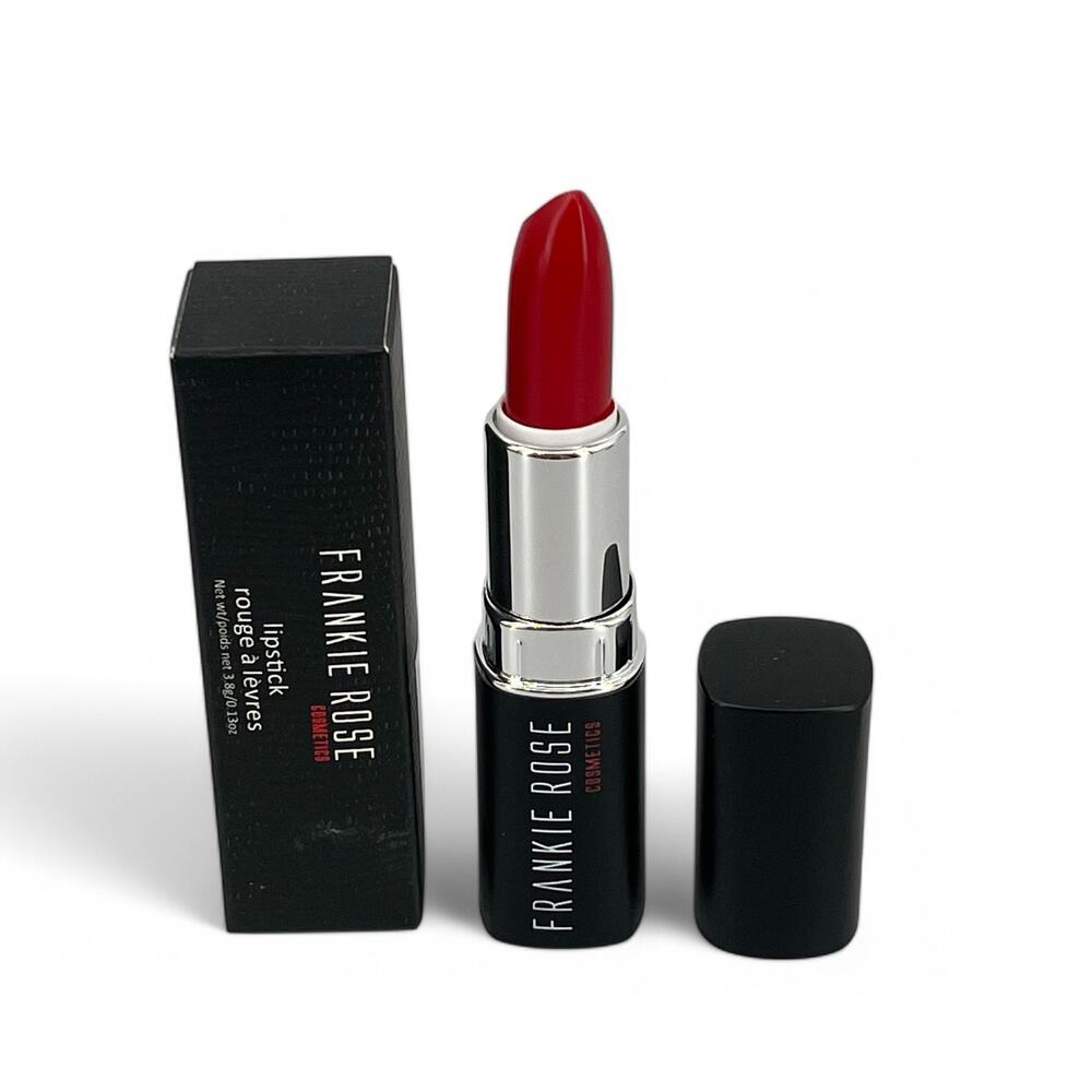 Frankie Rose Cosmetics Raven Red Lipstick New in Box